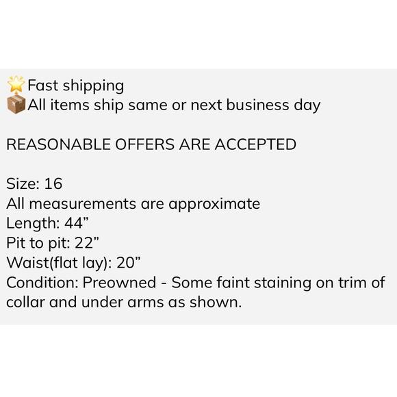 Jones New York Linen Wrap Dress 16 Womens Plus Coral Knee Length Collared A-Line - Picture 2 of 9